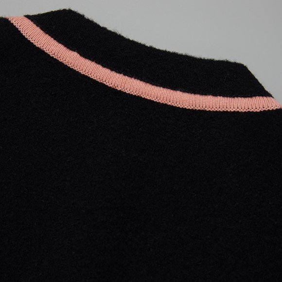 CHICJOC Women Wool and Cashmere Blended Vest with Contrasting colors siz… - Picture 6 of 11